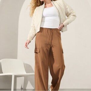 ATHLETA WOMEN'S  PROMENADE CARGO PANT WALNUT BROWN NWT